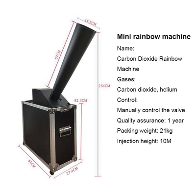 8M Jet Paper Co2 Cyclone Confetti Cannon Machine Effetto piccolo palco per area coperta 60-100m quadrati