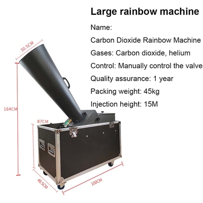 8M Jet Paper Co2 Cyclone Confetti Cannon Machine Effetto piccolo palco per area coperta 60-100m quadrati