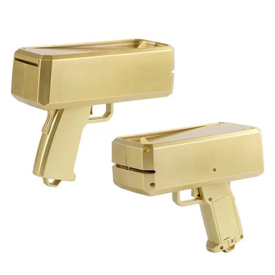 Sparare denaro facendo piovere denaro pistola tiratore portatile falso distributore di bollette giocattolo personalizzato pistole elettriche soldi per la festa