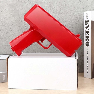 Sparare denaro facendo piovere denaro pistola tiratore portatile falso distributore di bollette giocattolo personalizzato pistole elettriche soldi per la festa