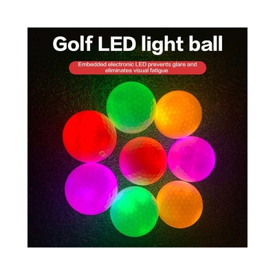 LED palla da golf personalizzata luce notturna lampeggiante palle da golf luminose per sport tema