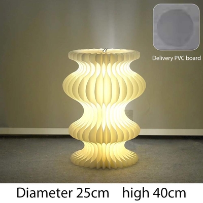 2024 all'ingrosso 4pcs carta pieghevole Display dessert Stand white per l'evento