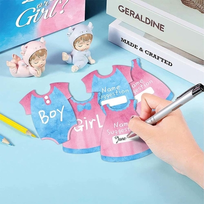 Scatola di voto per bambini Ragazzi e ragazze Scatola di gioco di voto per bambini Decorazione della festa di doccia