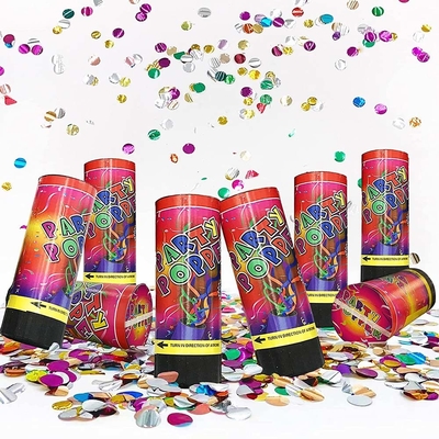Confetti di nozze all'ingrosso Popper Colore confetti cannone per decorazioni di festa di festival